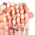 Opal różowy nieregularna bryła gładka ok. 8-14x5-9mm
