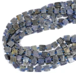 Tanzanit kwadrat nieregularny ok. 9-12x10-12mm