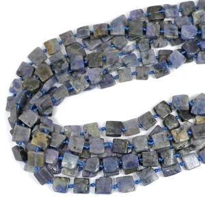 Tanzanit kwadrat nieregularny ok. 9-12x10-12mm