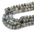 Labradoryt walec gładki ok. 11x6-8mm