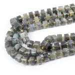 Labradoryt walec gładki ok. 11x6-8mm