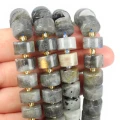 Labradoryt walec gładki ok. 11x6-8mm