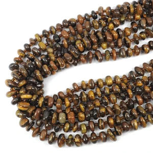 Tygrysie oko płaska bryłka nieregularna ok. 8-12x4-6mm