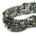Kwarc z turmalinem płaska bryłka ok. 8-11x4-7mm