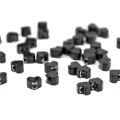 Hematyt czarny serce ok. 3x3mm [przekładka, ścięte rogi] zestaw 10szt.