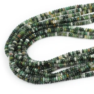 Agat indyjski 2 oponka gładka ok. 4,5x2mm