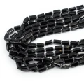 Turmalin czarny walec szlifowany ok. 7-8x12mm