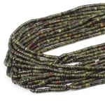 Jaspis smocza krew talarek ok. 4x2mm