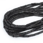 Lawa wulkaniczna prostopadłościan ok. 4x13mm