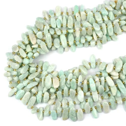 Larimar sopel płaski ok. 6-16x2-6mm
