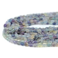 fluoryt oliwka fasetowana ok. 5,5x4mm