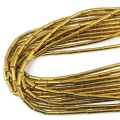 Hematyt złoto walec ok. 13x4mm