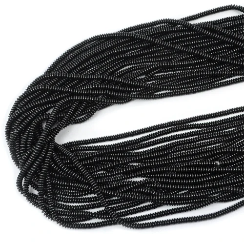 Hematyt czarny oponka gładka ok. 3x1mm