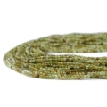 Granat zielony kula fasetowana ok. 2,5mm