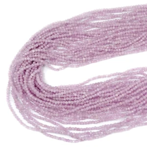Kunzyt intensywny kula fasetowana ok. 2,5mm