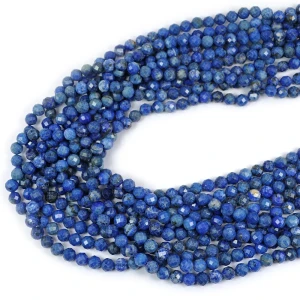 Lapis Lazuli kula diamentowy szlif ok. 6mm 