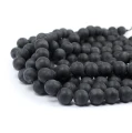 Turmalin czarny kula matowa 10mm