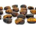 Tygrysie oko serce wypukłe fasetowane ok. 13x14 mm [przekładka]