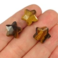 Tygrysie oko gwiazdka fasetowana ok. 14x14 mm [przekładka]