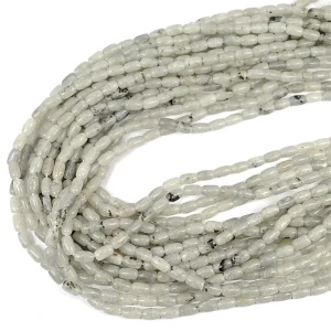 Labradoryt oliwka gładka ok. 7x4mm