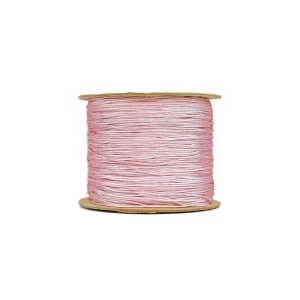 Sznurek pastelowy róż ok. 0,4mm [szpula ok. 100m]