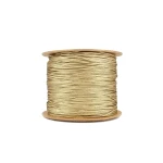 Sznurek jasne złoto ok. 0,6mm [szpula ok. 100m]
