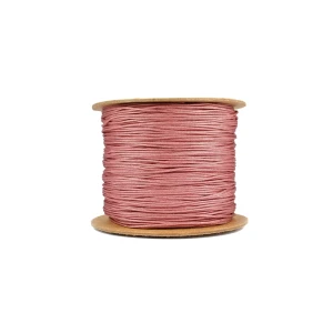 Sznurek  brudny róż ok. 0,6mm [szpula ok. 100m]