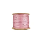 Sznurek  pudrowy róż ok. 0,6mm [szpula ok. 100m]