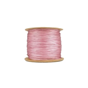 Sznurek  pudrowy róż ok. 0,6mm [szpula ok. 100m]