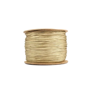 Sznurek jasne złoto ok. 0,8mm [szpula ok. 100m]