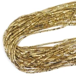 Hematyt  jasne złoto heishi trójkątne ok. 3x1mm