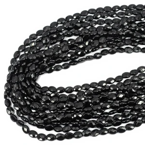 Onyks owal fasetowany ok. 6x8mm