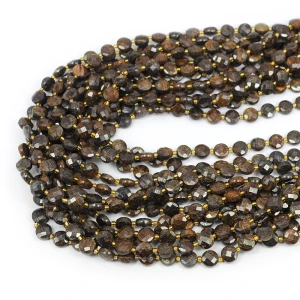 Bronzyt moneta fasetowana ok. 6,5mm