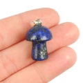 Lapis lazuli zawieszka grzybek ok. 23mm [metal]