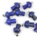 Lapis lazuli zawieszka grzybek ok. 23mm [metal]