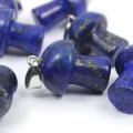 Lapis lazuli zawieszka grzybek ok. 23mm [metal]