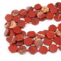 Jaspis czerwony nieregularny plaster ok. 18-22x18-22mm