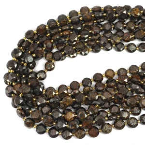 Bronzyt moneta fasetowana ok. 10,5mm