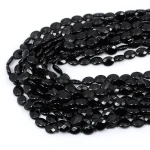 Onyks owal fasetowany ok. 8x10mm