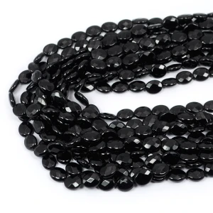 Onyks owal fasetowany ok. 8x10mm