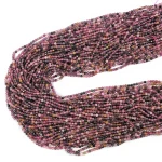 Turmalin wielokolorowy kula fasetowana ok. 2,6mm