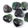 Fluoryt serce gładkie ok. 4x3,5cm