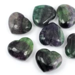 Fluoryt serce gładkie ok. 4x3,5cm