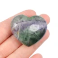 Fluoryt serce gładkie ok. 4x3,5cm