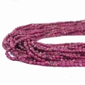 Rubin moneta fasetowana ok. 3,5mm