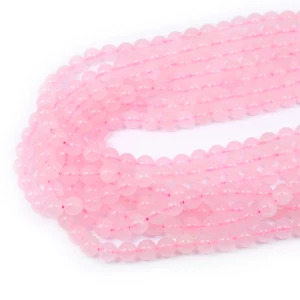 Kwarc różowy kula gładka ok. 8,5mm