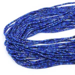 Lapis lazuli kostka fasetowana ok. 2,2x2,2mm