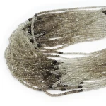 Kwarc dymny układany kostka fasetowana ok. 2,5x2,5mm
