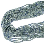 Kyanit morski kula fasetowana ok. 3,7mm