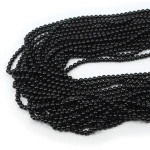 Turmalin czarny kula gładka ok. 4,5mm
